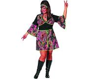 Wilbers Hippie jurk grote maat met hoofdband