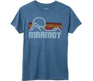 Marmot Heren Marmot Coastal T-shirt (Maat XL, blauw)