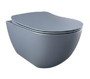 Creavit Freedom hangtoilet rimfree mat grijs