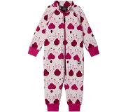 Reima Myytti Fleece Overall Kids, wit/roze 98 2021 Jumpsuits