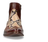 Sacha Bruine western boots met snakeskin print