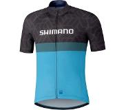 Shimano Shirt Team Zwart/Blauw Heren-XL
