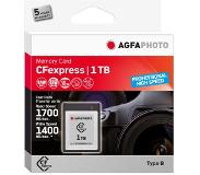 Agfaphoto 1 TB CFexpress-Karte Prof. High Speed, 1400MBs/1700MBs