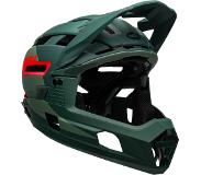 Bell Super Air R Mips Removable Chinstrap Helmet Green Red 2022