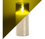 Lumineo LED kaars | 18 cm | Lumineo (In glas, Timer, Smokey)