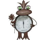 Schneider Tuinfiguur Kikker Thermometer, roest (1 stuk)