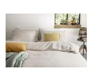 Walra Kussensloop Natural Mix - 2x 40x80 - Voor: 65% Linnen / 35% Katoen, achter: 100% Katoen Percale - Naturel