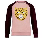 HEMA Kinderpyjama Fleece Cheetah Lichtroze