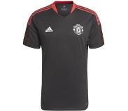 Adidas Manchester United Trainingsshirt 21/22 Heren - T-shirts Zwart M