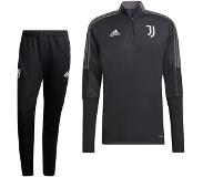 Adidas Juventus 1/4 Trainingspak 2021-2022 Grijs Zwart