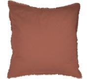 Matt & Rose Set Kussenslopen Terracotta - 65 x 65 cm - Gewassen Katoen