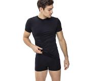 Mey Software Regular Fit T-Shirt ronde hals zwart, Effen