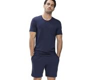 Mey Jefferson Regular Fit T-Shirt ronde hals donkerblauw, Effen