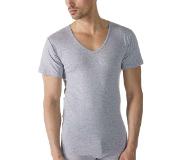 Mey Casual Cotton Regular Fit T-Shirt V-hals lichtgrijs, Effen