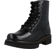 Clarks Enkellaars Clarks Women Orianna Hi Black Croc-Schoenmaat 37,5
