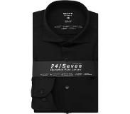 Olymp Level Five 24/Seven Body Fit Jersey shirt zwart, Effen