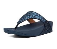 FitFlop Lulu Glitter Toe-Thongs Midnight Navy-Schoenmaat 39