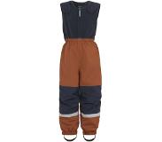 Didriksons Gordon Pants Kids, bruin/blauw 110 2021 Jumpsuits