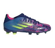 Adidas X Speedflow Messi.3 Gras Voetbalschoenen (FG) Kids Blauw Roze Geel | Maat 28