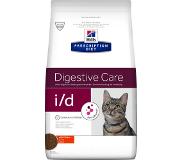 Hill's Pet Nutrition Prescription Diet Feline I/D Digestive Care - Kip - Kattenvoer - 5 kg