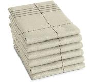 DDDDD Theedoek Morvan Bio Katoen 60x65cm Naturel Per 6 Stuks Beige beige DDDDD