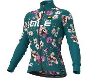Alé Cycling PRR Fiori Longsleeve Jersey Dames, groen M 2021 Wielershirts