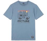 Picture Heren Custom Van T-Shirt (Maat S, blauw)