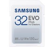 Samsung EVO Plus 32GB, SDHC, UHS-I, U1, 130MB/s, FHD, Memory Card(MB-SC32K)