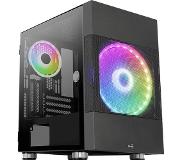 Aerocool Atomic v2 tower-behuizing 2x USB-A 3.2 (5 Gbit/s), 2x Audio, Window-kit