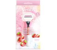 Gillette Venus Comfort Strawberry Houder + 1 mesjes