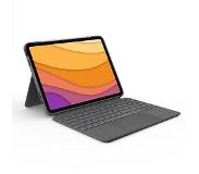 Logitech Combo Touch Apple iPad Air (2022/2020) Toetsenbordhoes AZERTY Grijs