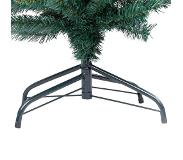 vidaXL kunstkerstboom met standaard smal 180cm PVC groen