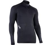 UYN Ondershirt Uyn Men Ambityon L/S Zip Up Turtle Neck Blackboard Black White-S / M