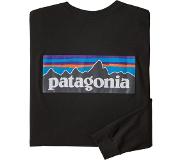Patagonia Shirt Patagonia Men L/S P6 Logo Responsibili Tee Black-M