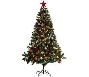 Everlands Imperial Pine Kerstboom 180cm Met Deco Groen groen PVC Everlands Kunstkerstboom