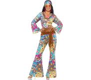Smiffy Hippy flower power kostuum vrouw