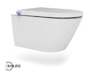 Saqu Touch douche-wc randloos Wit