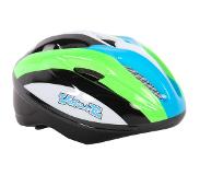 Volare Fietshelm - Skatehelm Deluxe - Groen / Wit / Zwart - 51-55 cm