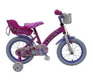 Disney Meisjesfiets Disney Minnie Mouse 14 Inch 25 cm Meisjes Terugtraprem Roze