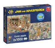Jan van Haasteren legpuzzel Jan van Haasteren Een dagje museum 2000 stukjes
