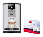 Nivona 799 volautomaat espressomachine RVS met automatische melkopschuimer [incl. gratis schoonmaakpakket twv 37,99 en gratis koffie van Koepoort Koffie]]