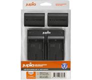 Jupio Kit: 2x Battery LP-E6NH + USB Dual Charger