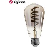 EcoDim Zigbee Filament edison - warm tot koel wit licht (1800-5000K) - Smokey - E27/ST64