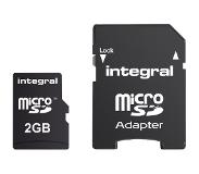 Integral 2GB MicroSD + SD Adapter