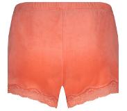 Hunkemoller Shorts Velours Lace Oranje Dames | Maat: 2XL