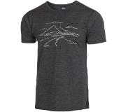 Ivanhoe T-shirt Agaton Mountain Heren Merinowol Grijs Mt Xxl