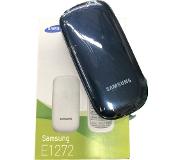 Samsung E1272 / Blauw Kleur + Lycamobile simkaart 2Euro beletgoed+ 100min belen en sms