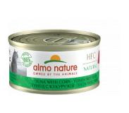 Almo Nature Natural Tonijn met Mais 70 gram Per 24