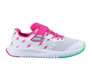 Babolat Tennisschoen Babolat Kids Pulsion AC Kid White Red Rose-Schoenmaat 31
