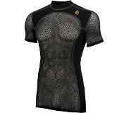 Aclima Woolnet T-Shirt Heren, zwart L 2021 Ski- & Thermische ondergoed tops